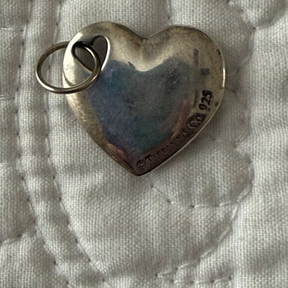 tiffany double heart pendant - Picture 2 of 5